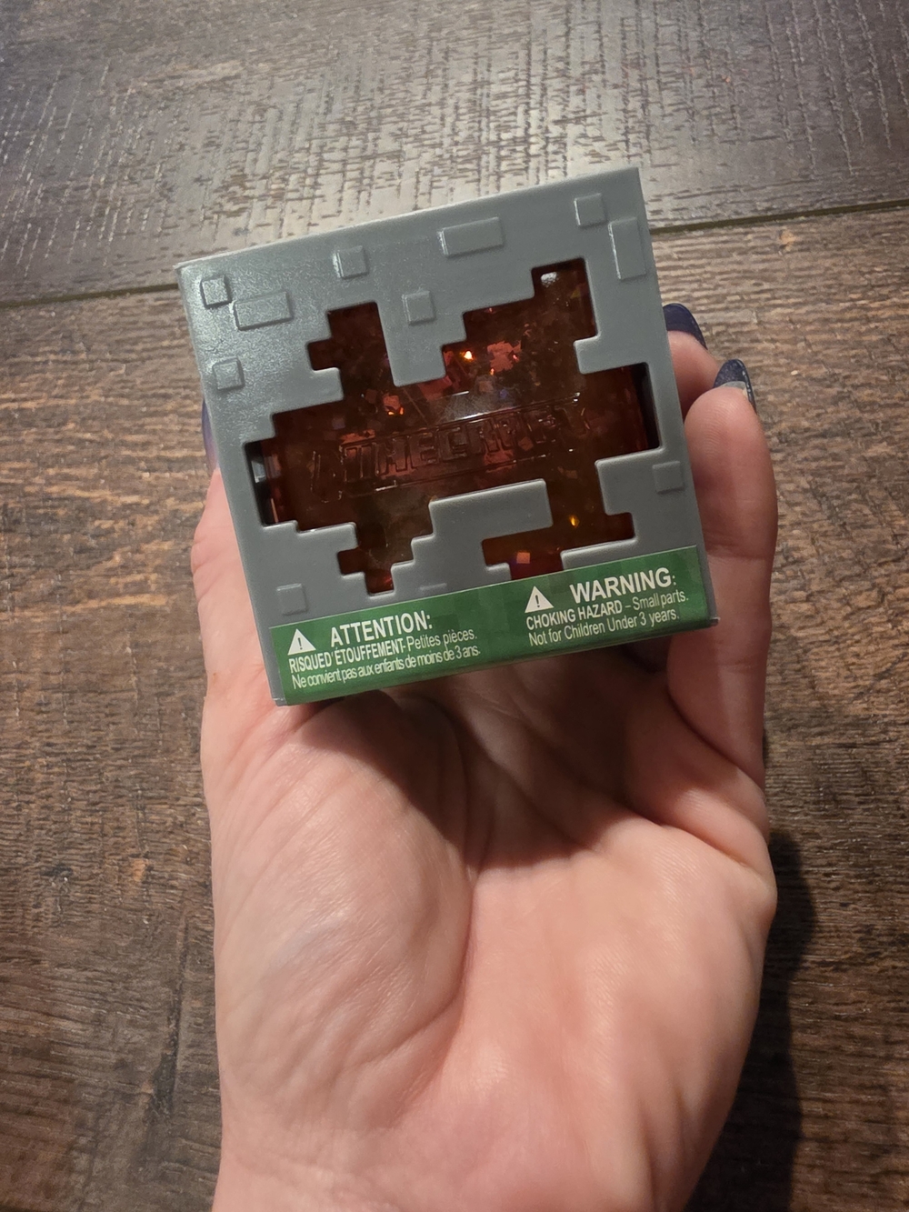 Minecraft Creeper Nice Cube Style Squishy Sensory Fidget Red Jelly Cube Toy
